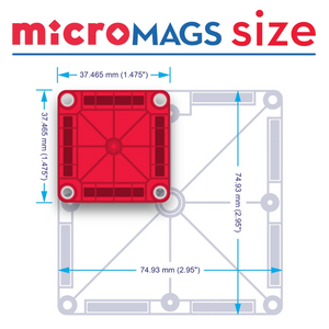 Magna Tiles microMAGS Travel Set - 26 Piece Set