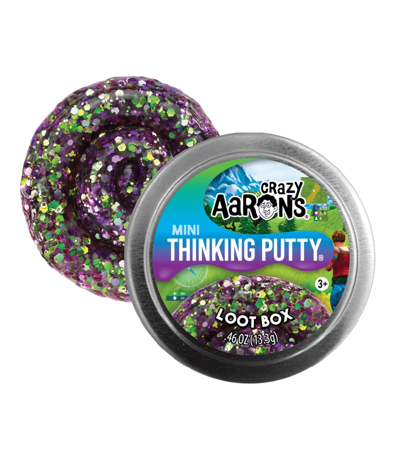 Crazy Aaron's Thinking Putty 2" Mini Star - Lootbox