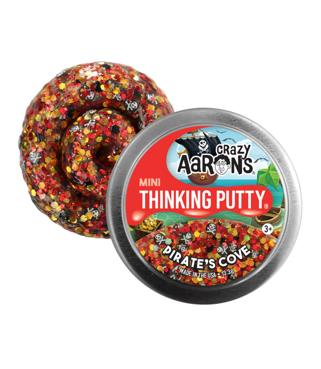 Crazy Aaron's Thinking Putty 2" Mini Star Trendsetters - Pirate's Cove