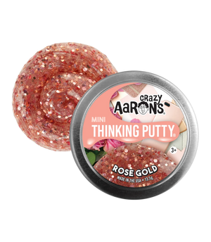 Crazy Aaron's Thinking Putty 2" Mini Star Trendsetters - Rose Gold