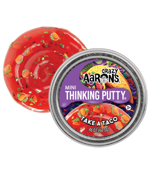 Crazy Aaron's Thinking Putty 2" Mini Star - Take A Taco