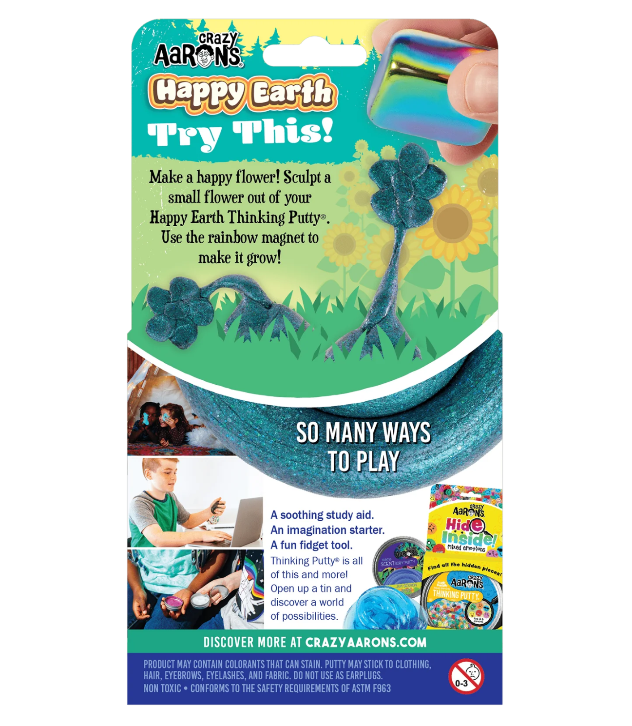 Crazy Aaron's Putty - Magnetic Storms - Happy Earth