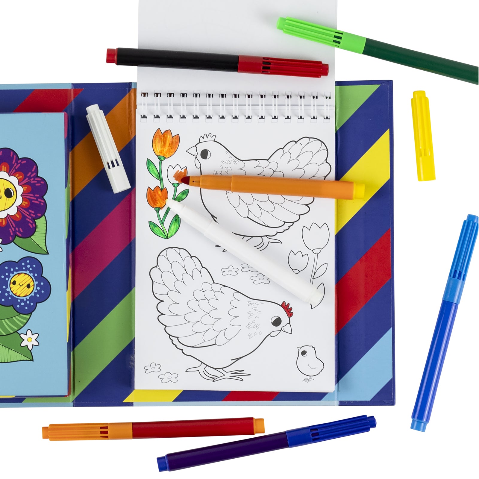 Colour Change Colouring Set - Garden Friends