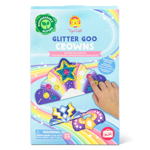 Glitter Goo Crowns  - Super Rainbow