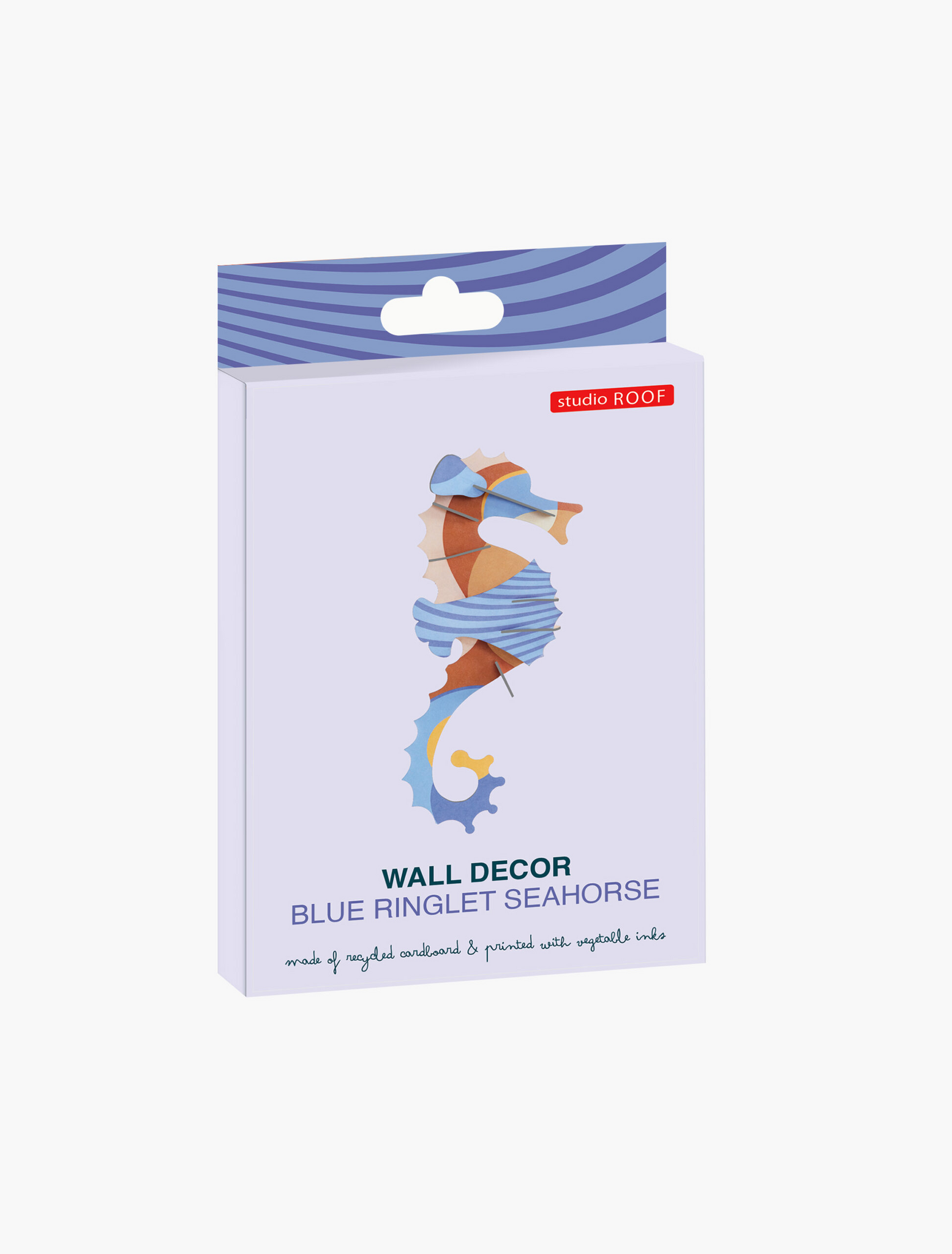 Studio Roof - Wall Art Sea Creatures - Blue Ringlet Seahorse