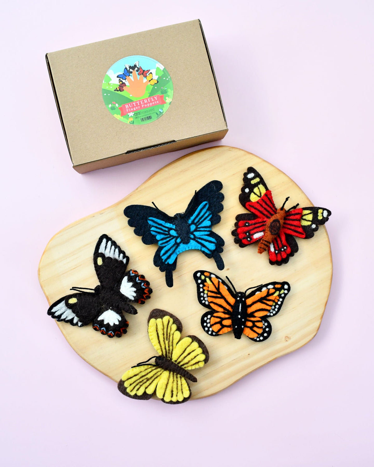 Butterflies Finger Puppets Set