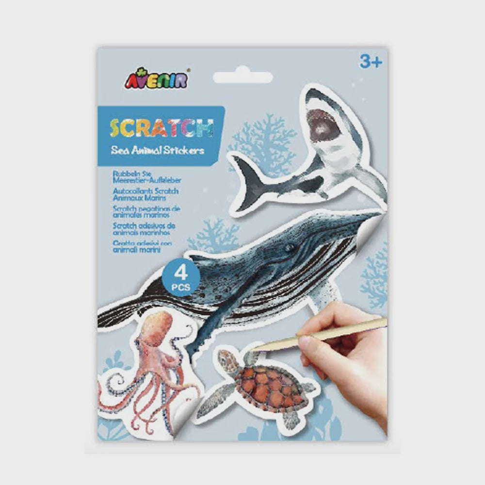 Scratch Stickers - Sea Animals