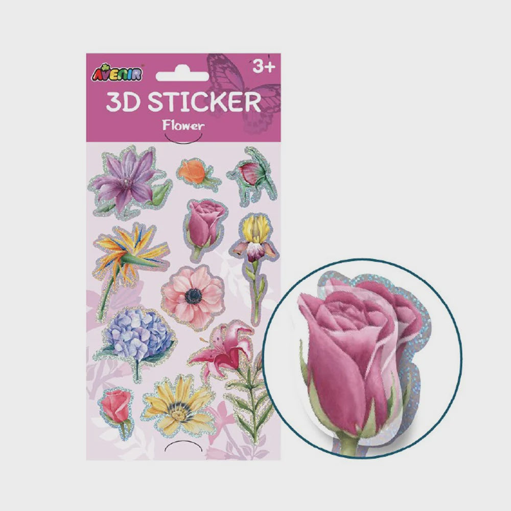 3D Stickers - Flower
