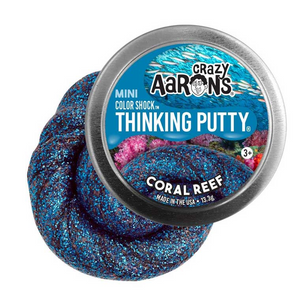 Crazy Aaron's Thinking Putty 2" Mini Star Effects Putty - Coral Reef