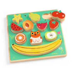 Wooden Puzzle & Balancing 11pc - Boom Fruit