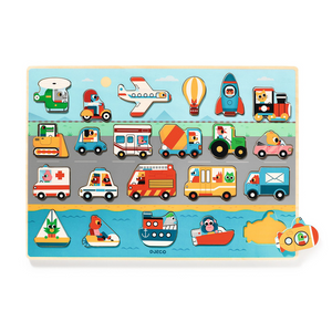 Wooden Puzzle - Transport 22pc