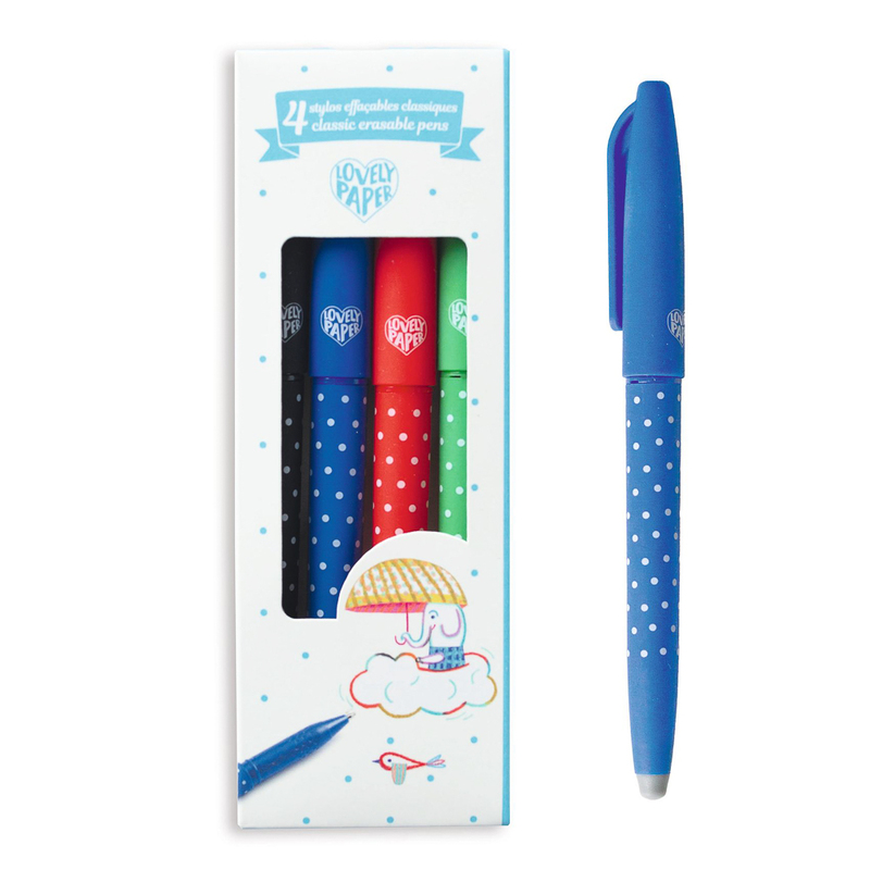 Erasable Pens 4 Classic Colours