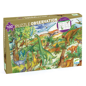 Observation Puzzle - Dinosaurs 100PC