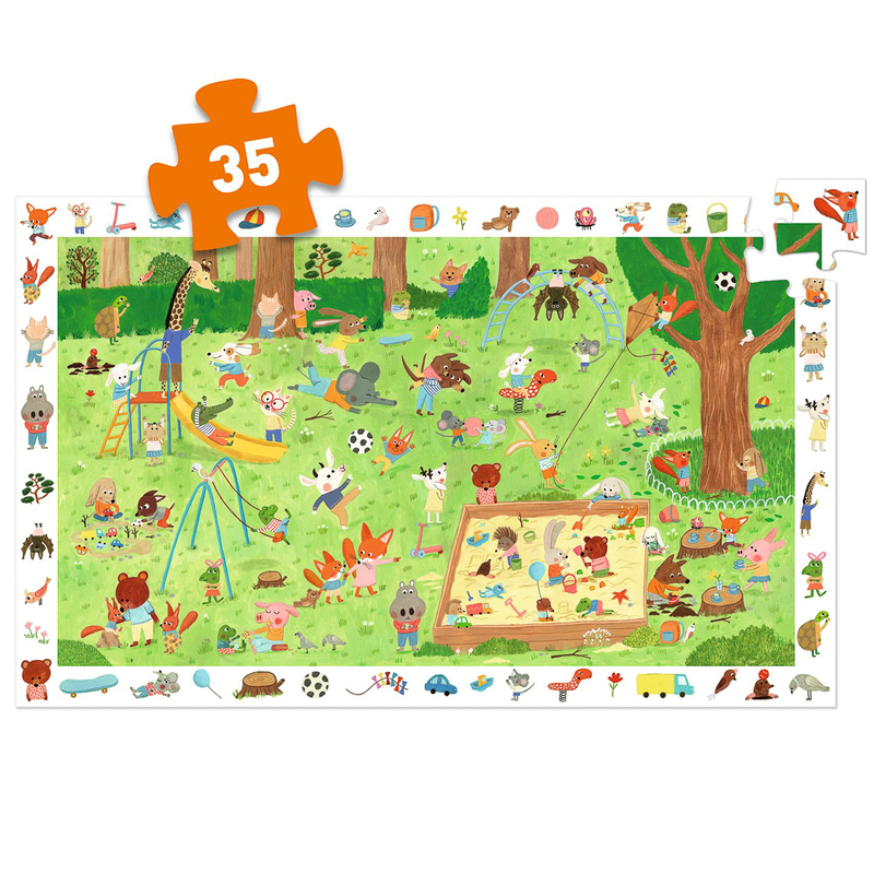 Observation Puzzle - Little Friends Garden 35pc