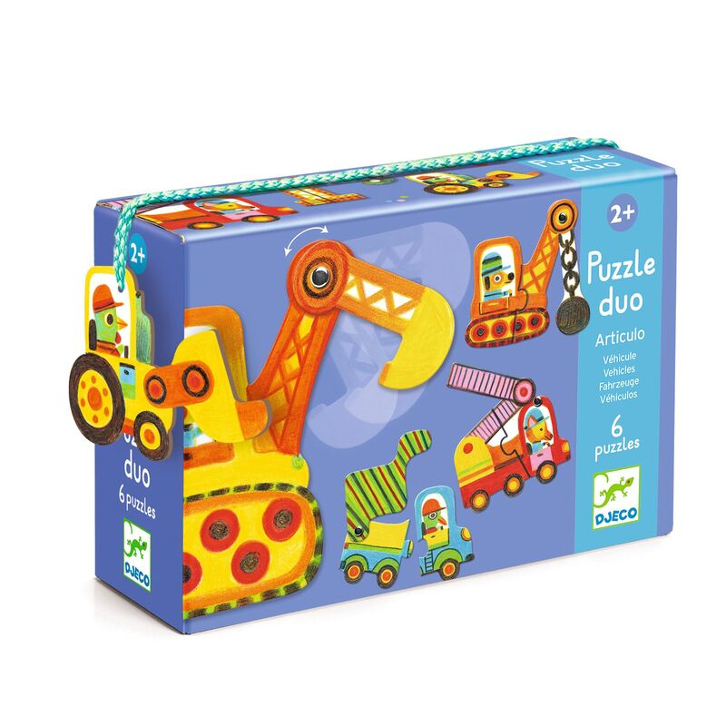 Duo Puzzle Vehicles 12 PC