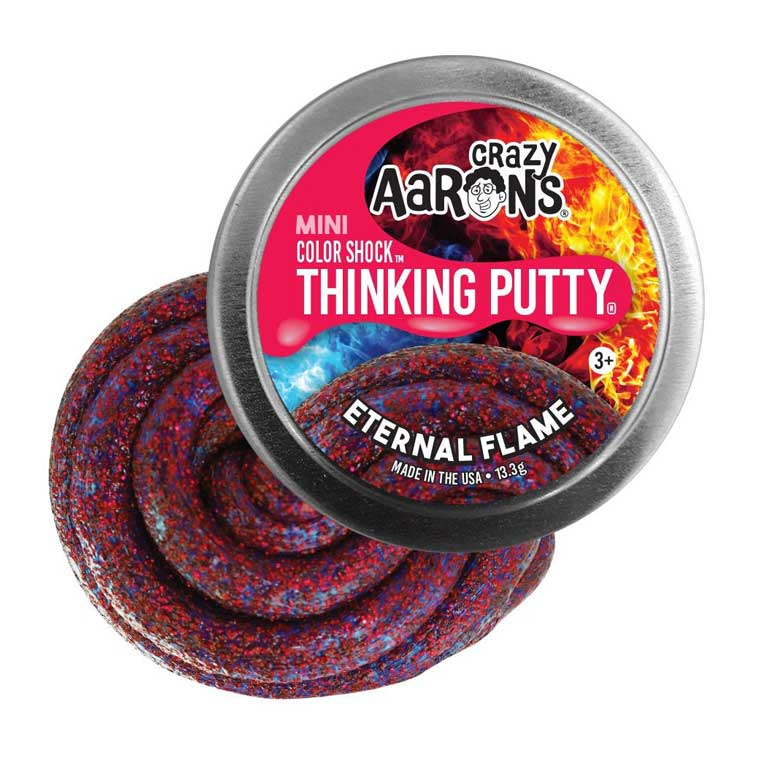 Crazy Aaron's Thinking Putty 2" Mini Star Effects Putty - Eternal Flame