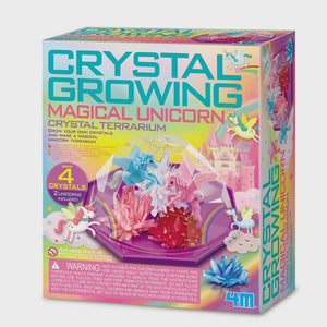 Crystal Growing - Magical Unicorn Crystal Terrarium