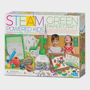 Steam Powered Kids - Green Paper Craft