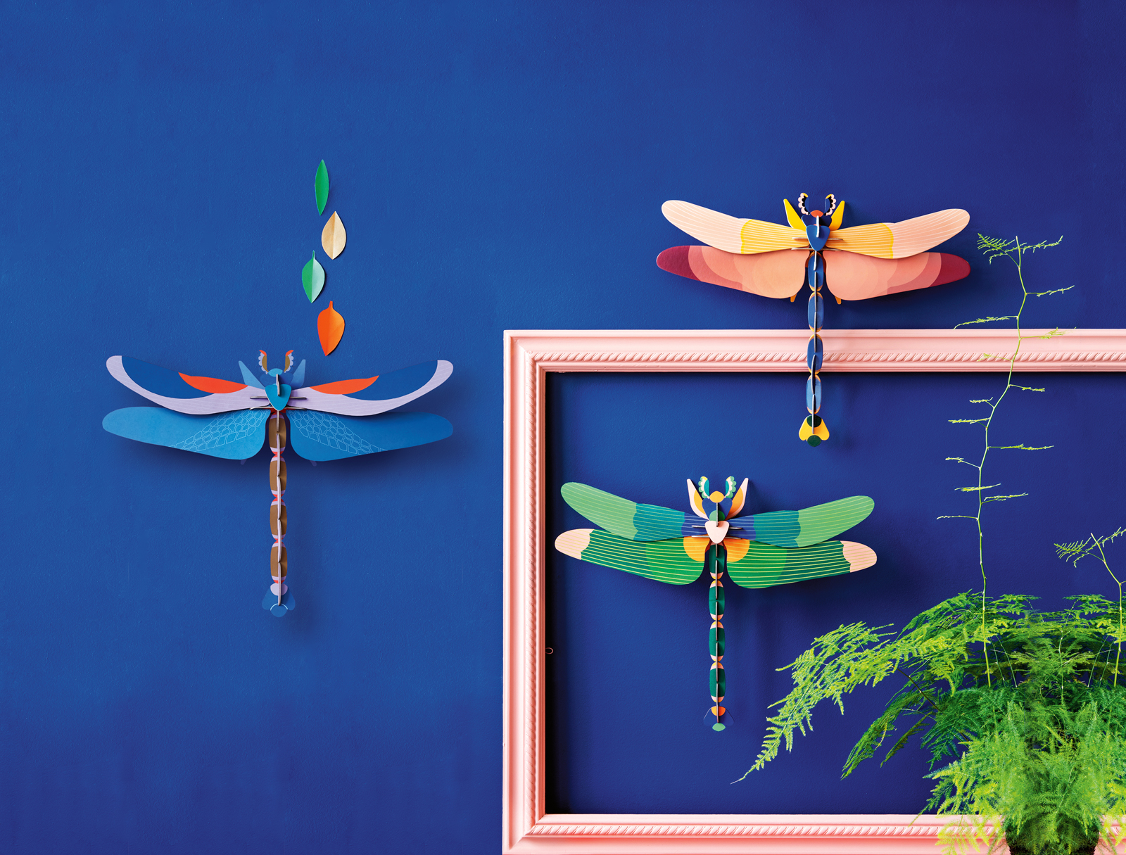 Studio Roof - Wall Art - Pink Dragonfly