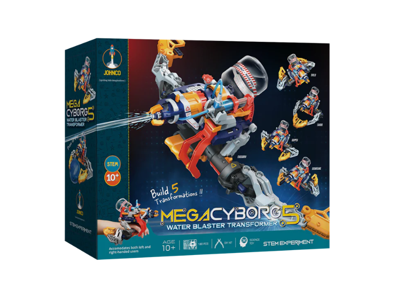 Mega Cyborg 5 - Water Blaster Transformer