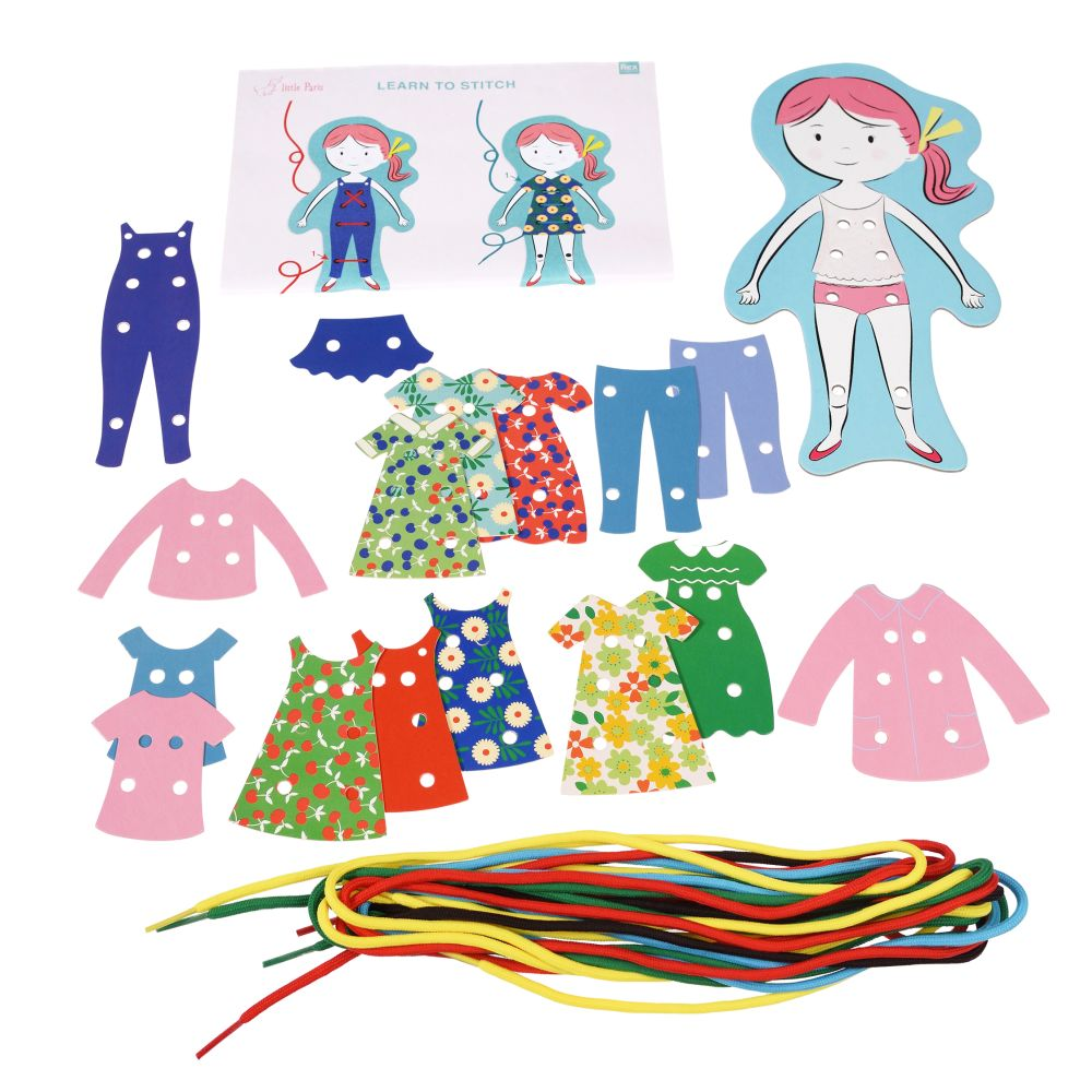 Learn to Stitch Dress-up Dolly