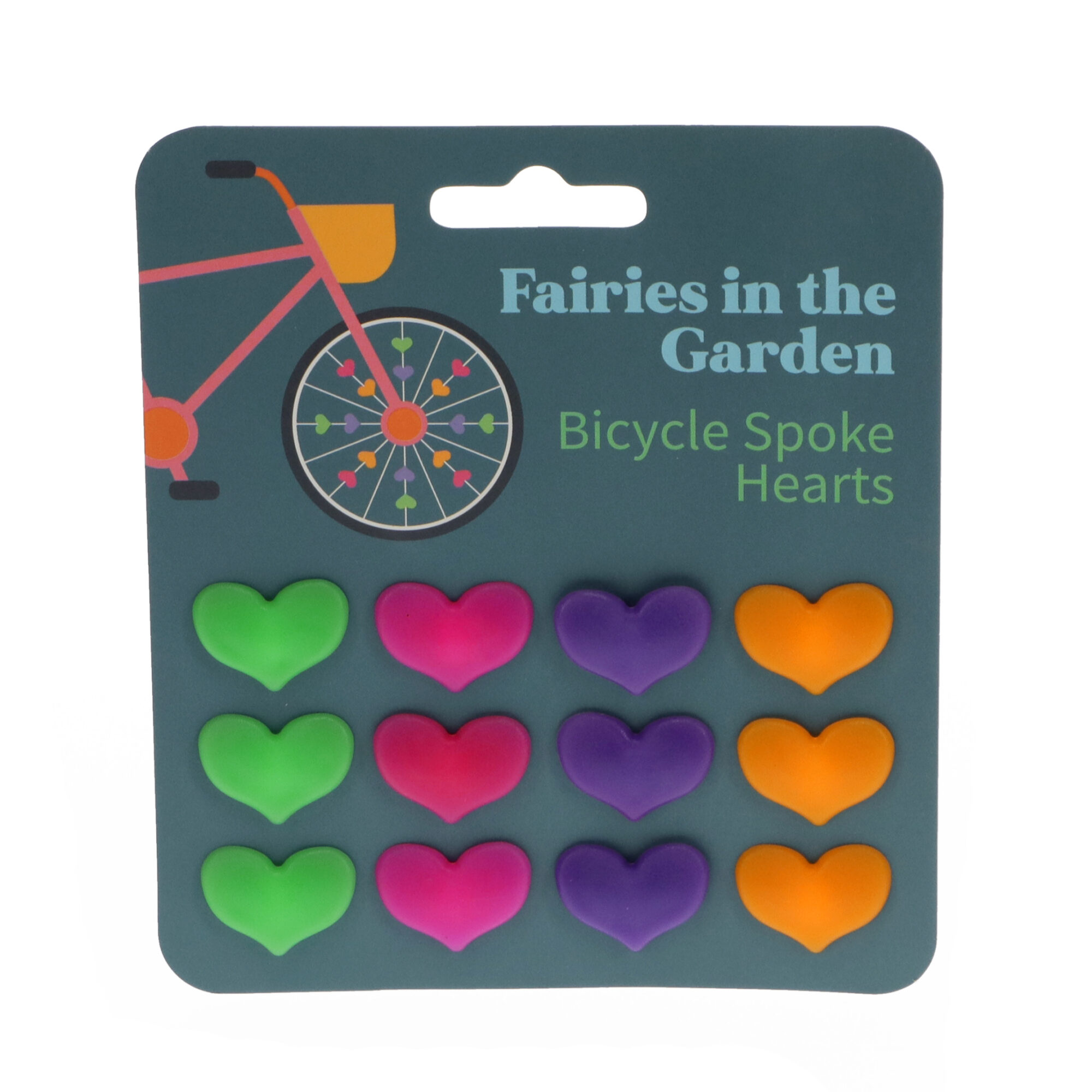 Fairies in the Garden Bicycle Spoke Hearts