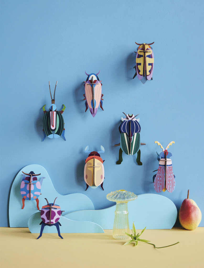 Studio Roof - Wall Art - Green Fig Beetle