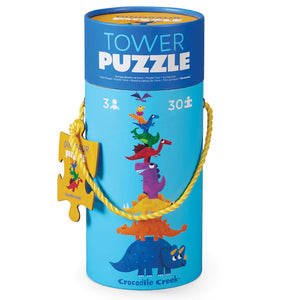 Tower Puzzle 30PC - Dinosaur