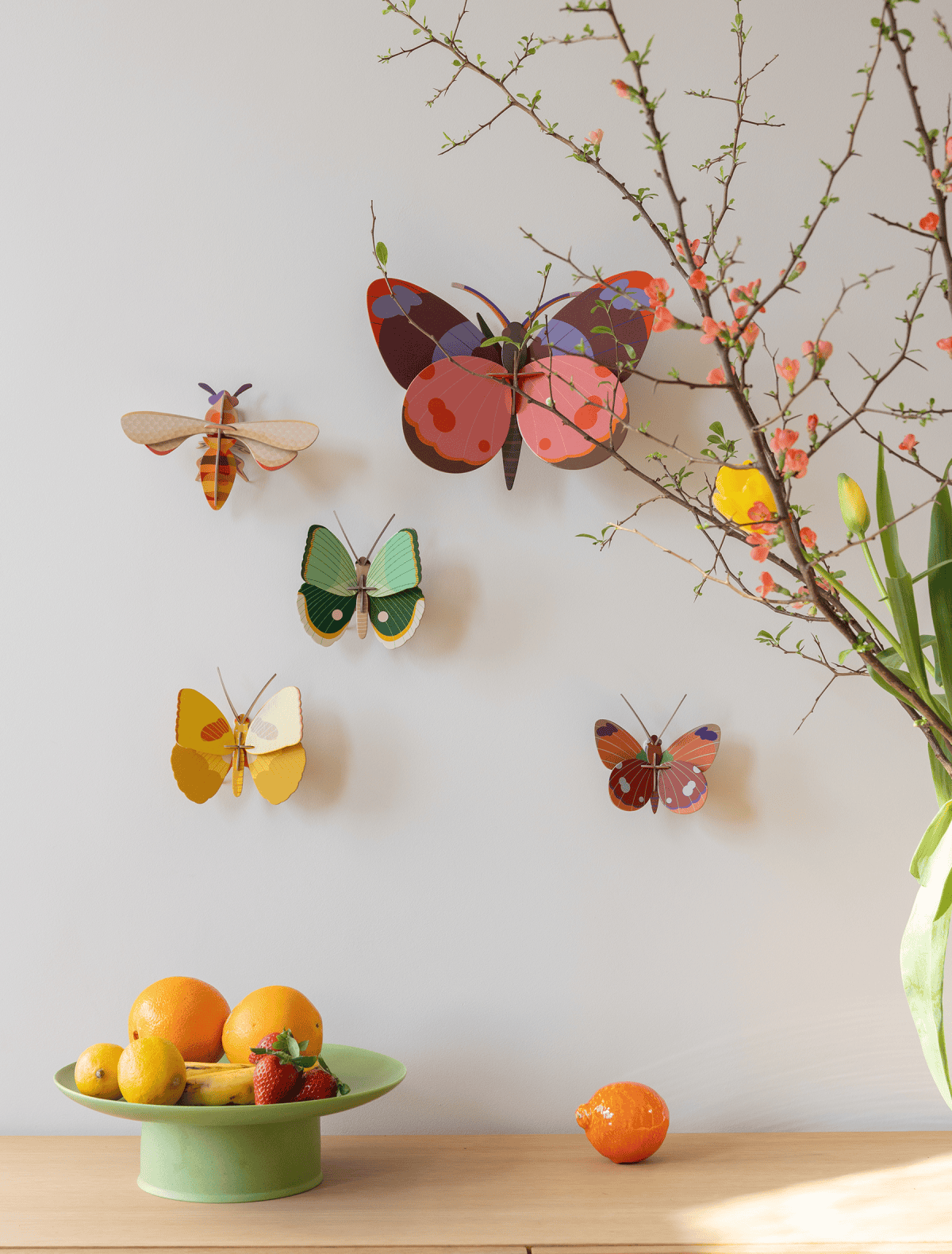 Studio Roof - Fern Striped Butterfly