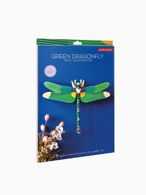 Studio Roof - Wall Art - Green Dragonfly