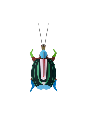 Studio Roof - Wall Art - Green Fig Beetle