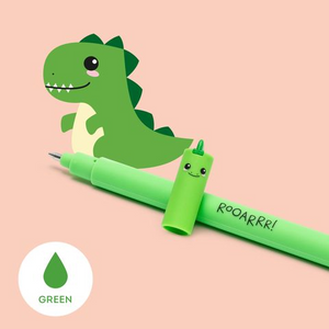 Legami - Erasable Gel Pen - Dino - Green Ink