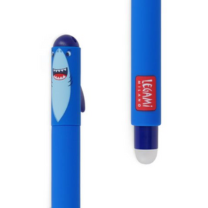 Legami - Erasable Gel Pen - Shark - Blue Ink