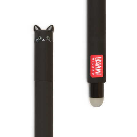 Legami - Erasable Gel Pen - Kitty - Black Ink