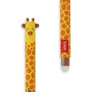 Legami - Erasable Gel Pen - Giraffe - Black Ink