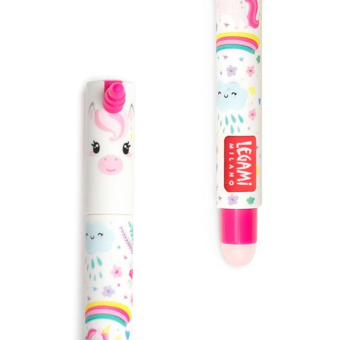 Legami - Erasable Gel Pen - Unicorn - Pink Ink