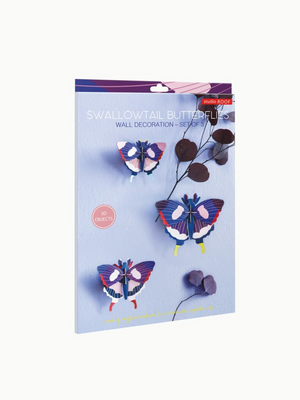 Studio Roof- Set Of 3 Swallowtail Butterflies