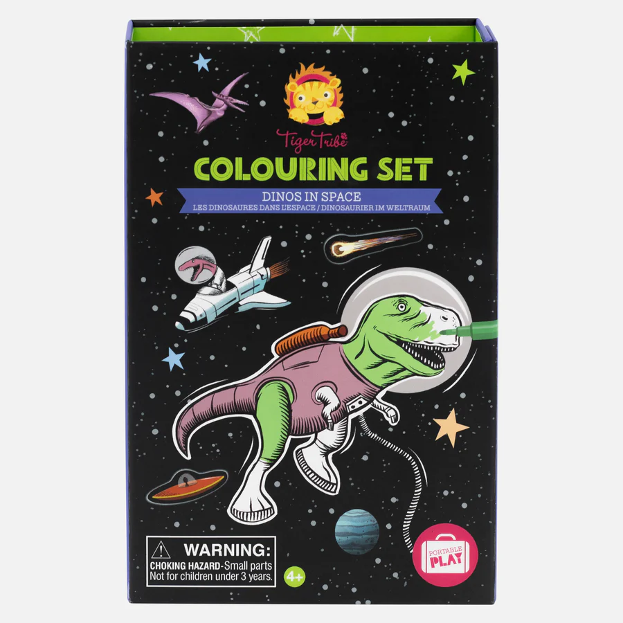 Colouring Set - Dinos In Space